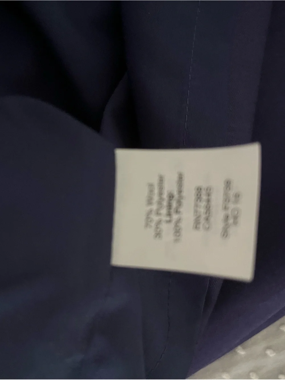 J. Crew Navy/Purple Sleeveless Twist-Front Midi Dress